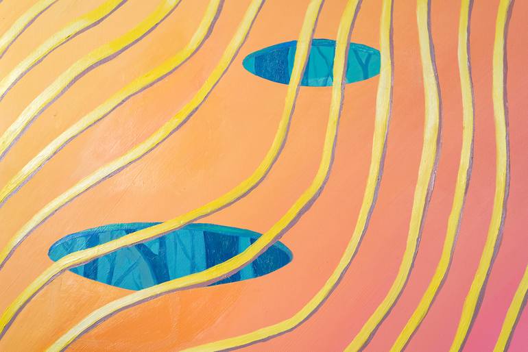 Original Abstract Patterns Painting by Britt Harrison