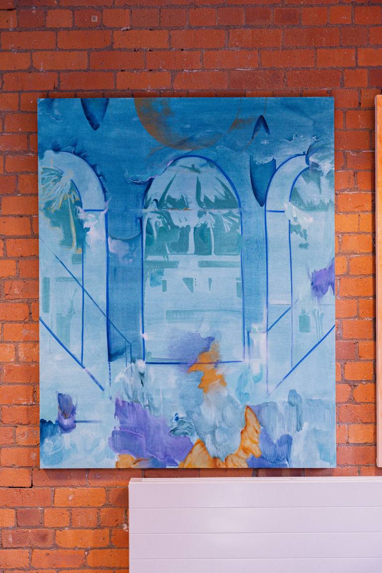 Original Abstract Expressionism Fantasy Painting by Yasaman Mollasalehi